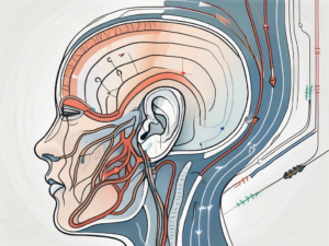 The inner ear structure highlighting the vestibular nerve