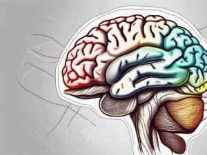 A human brain and inner ear