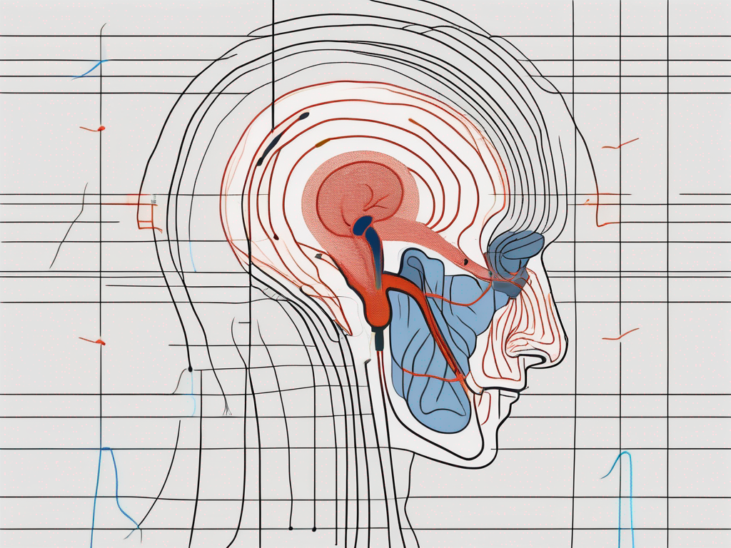 The human inner ear highlighting the vestibular nerve